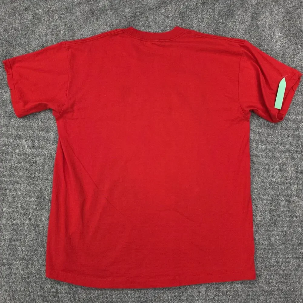 Vintage Guess Shirt Mens Large Classic Embroidered Made USA 90s Tee Streetwear - Picture 14 of 16